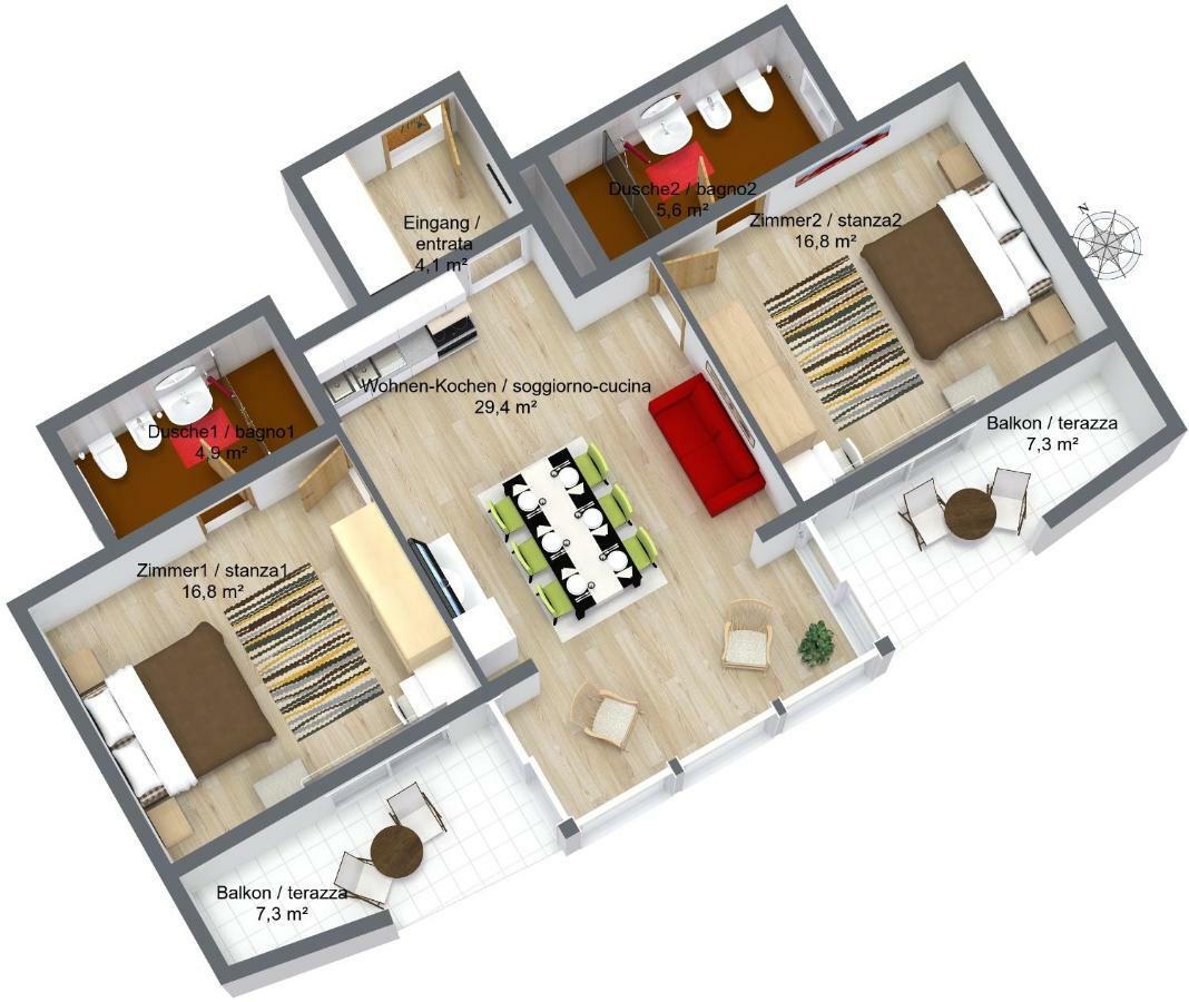 Apartment Bachmann Innichen Exterior foto